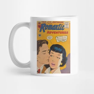 Vintage "Romantic Adventures" Cover Mug